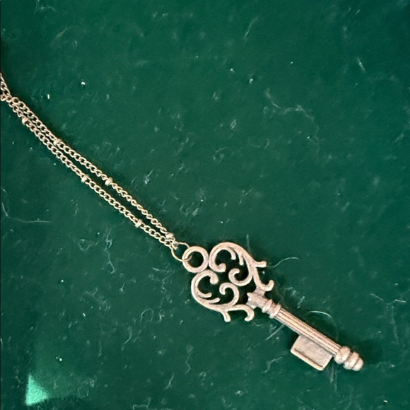 Paparazzi Gold Key Necklace and Matching Earrings - Picture 5 of 6